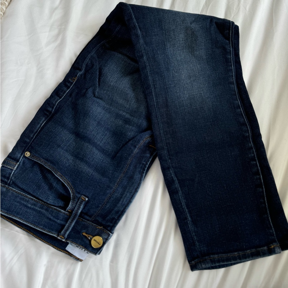 Frame Ali High Rise Cigarette Jeans - Picture 3 of 4